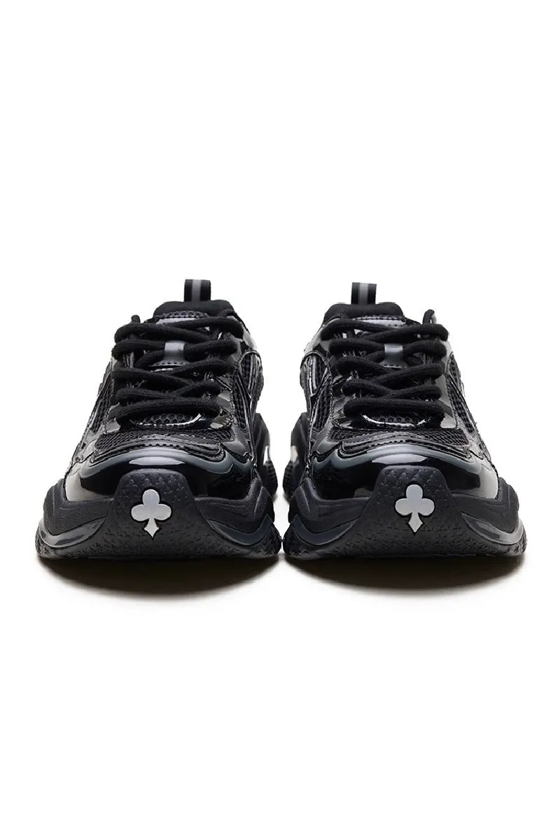 All Black Breathable Dad Sneakers