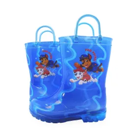 Boys' Licensed Paw Patrol Light-Up Rain Boots