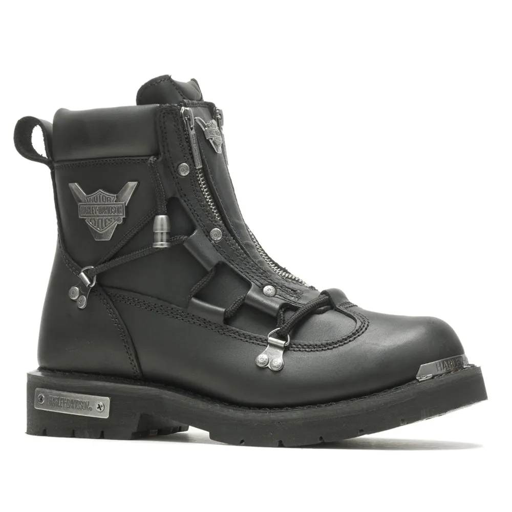 Brake Light Round Toe Motorcycle Boots