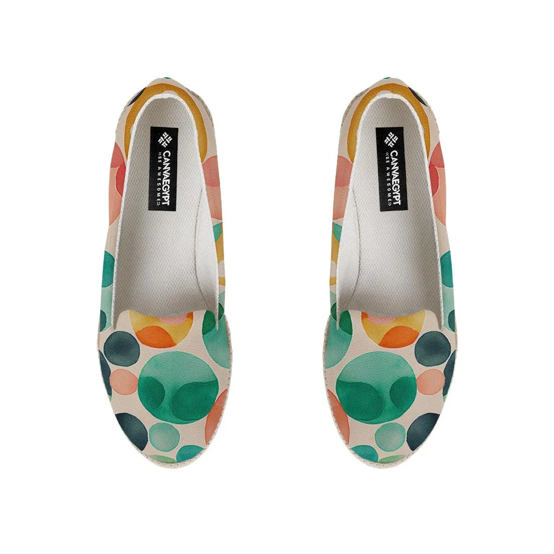 Bright Circles Nook Espadrille