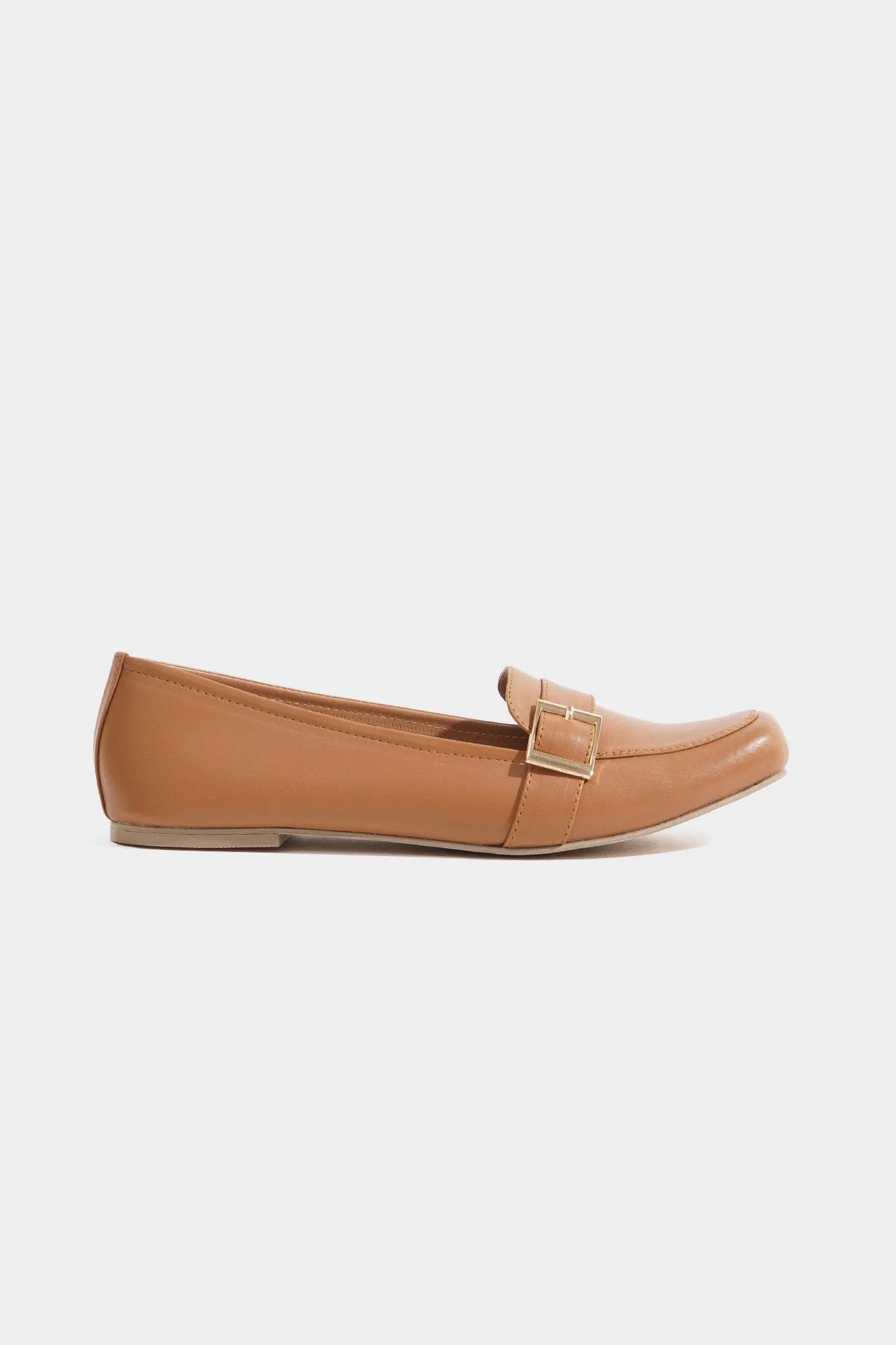 Buckle Strap Loafers