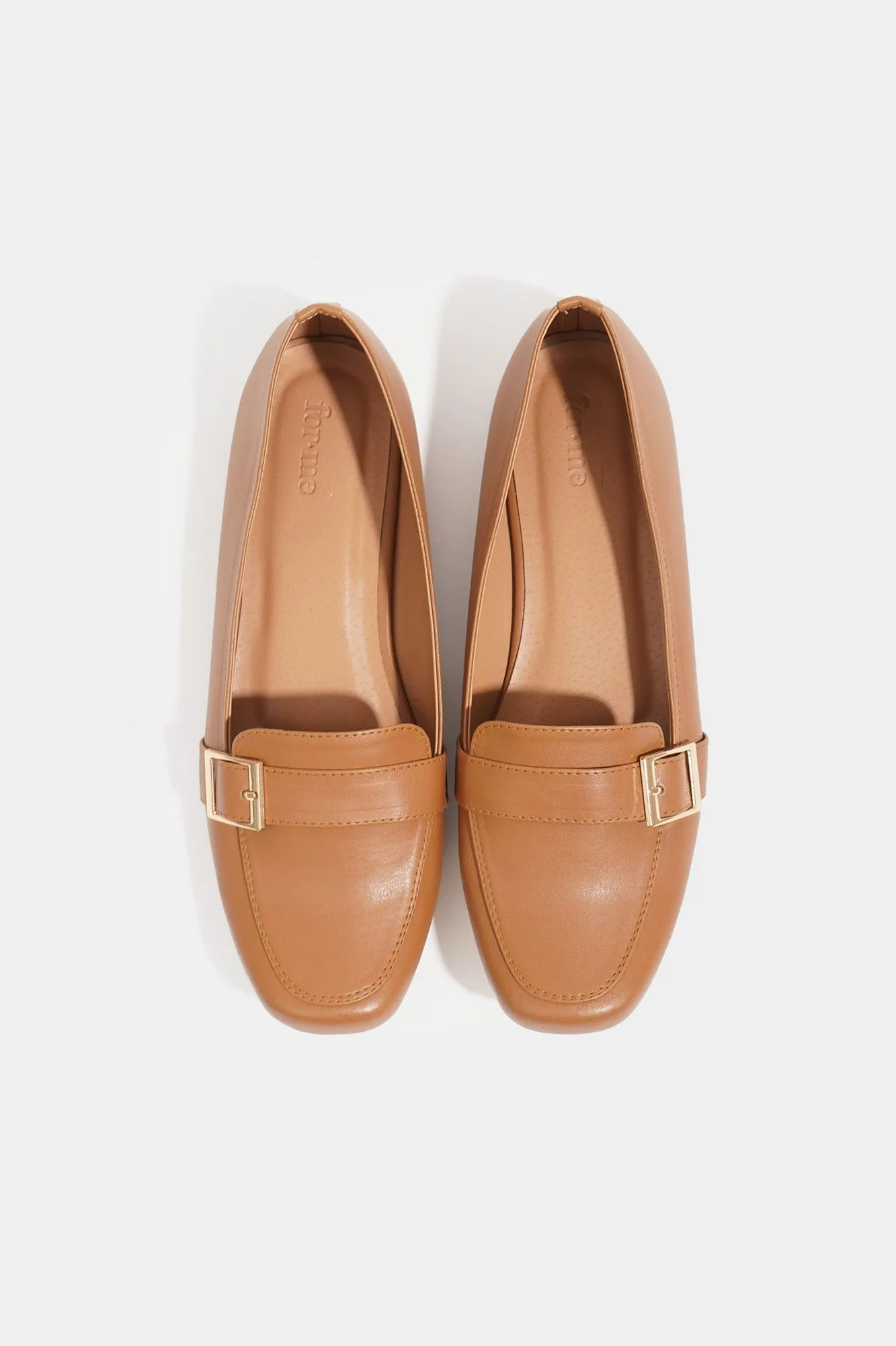 Buckle Strap Loafers