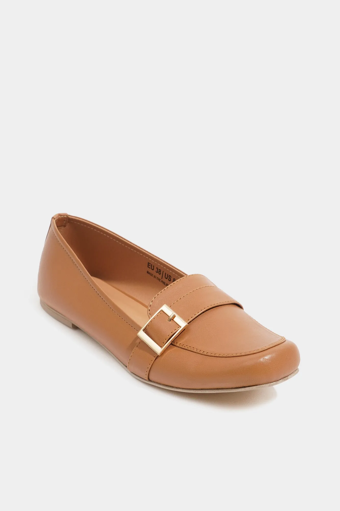 Buckle Strap Loafers