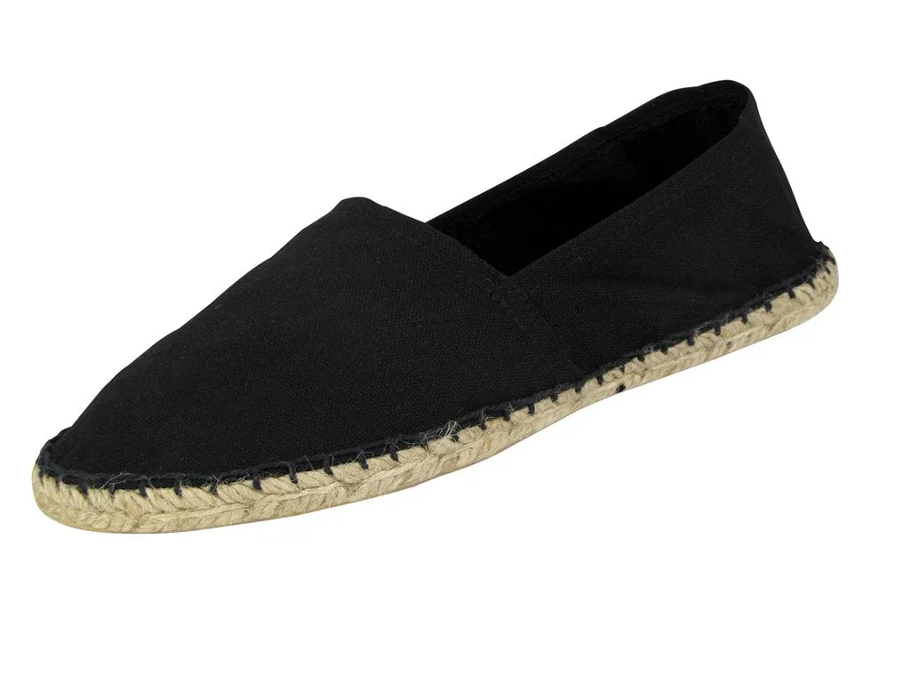 Canvas Espadrilles/ Plimsoll Pumps White, Khaki, Black & Coal