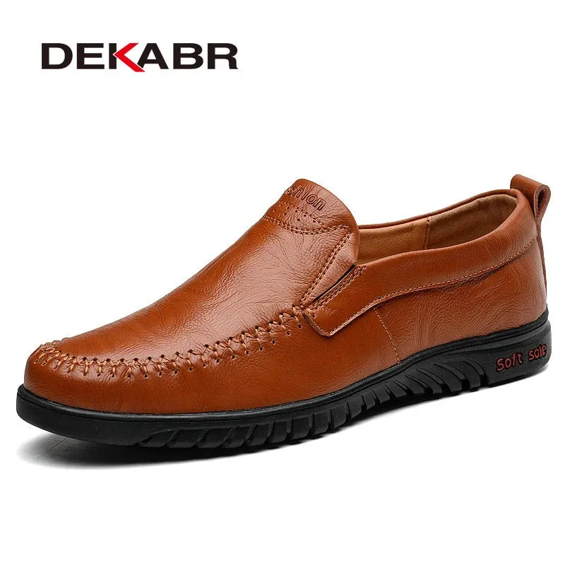 Casual Shoes Soft Men Loafers Breathable Slip On Driving Men Shoes Plus Size