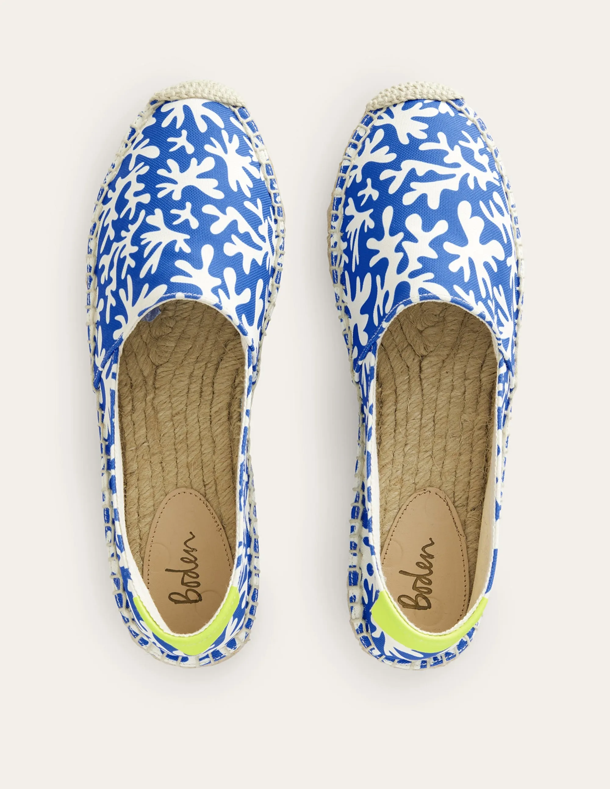 Classic Flat Espadrilles-Moroccan Blue