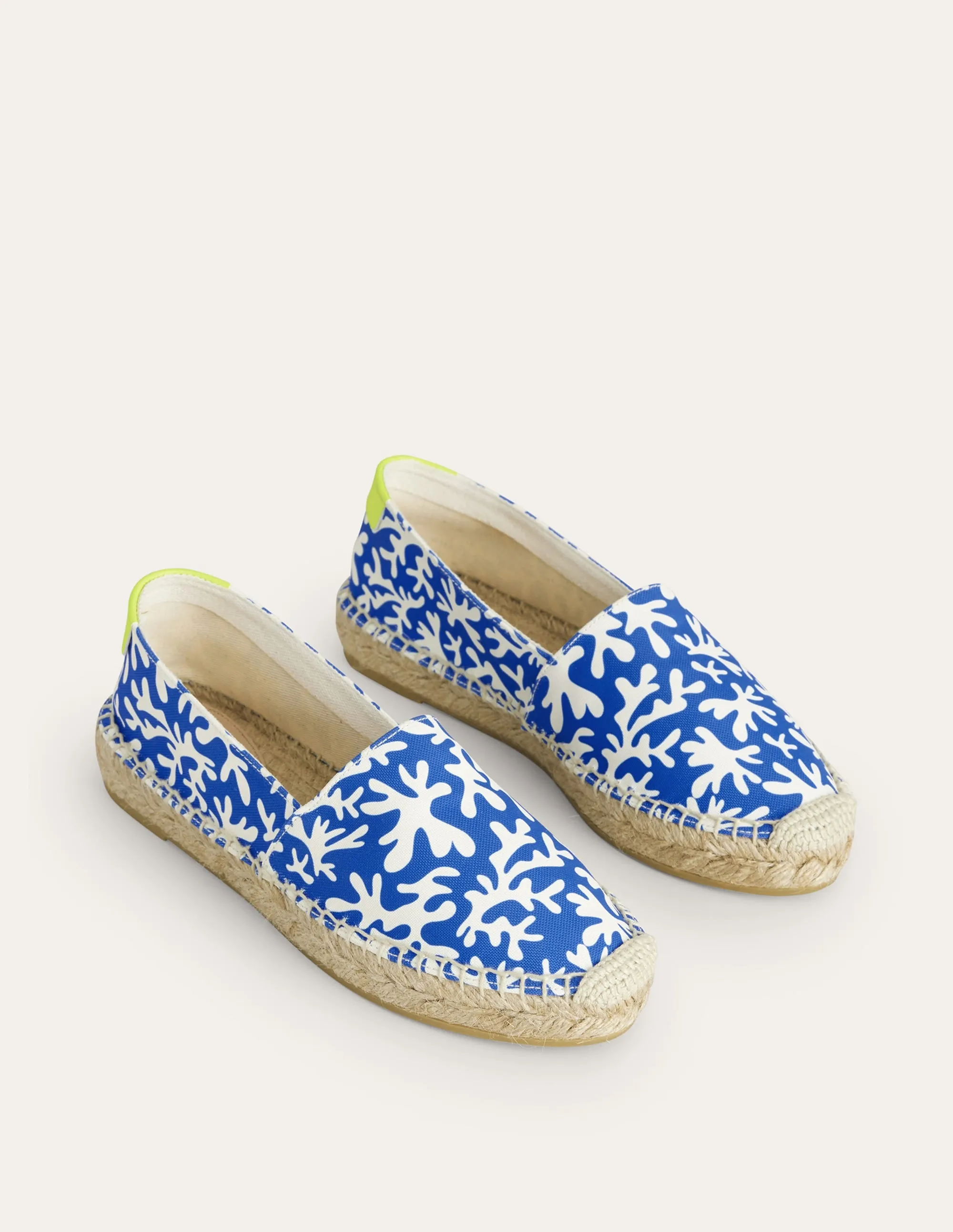 Classic Flat Espadrilles-Moroccan Blue