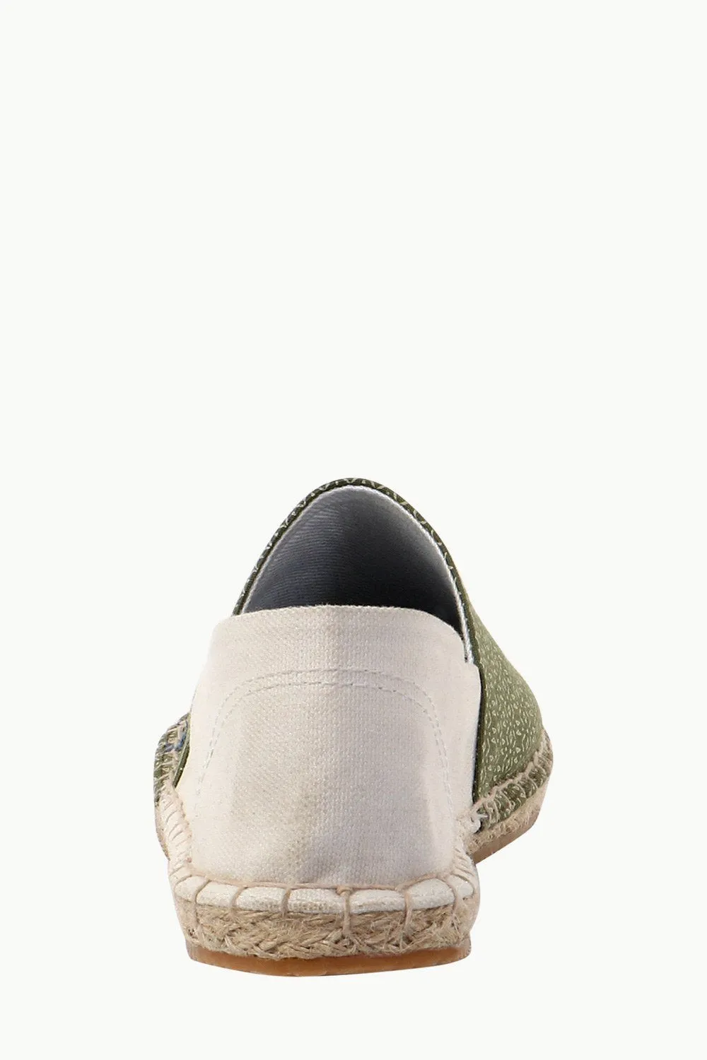 Cut N Sew Green Print Espadrilles