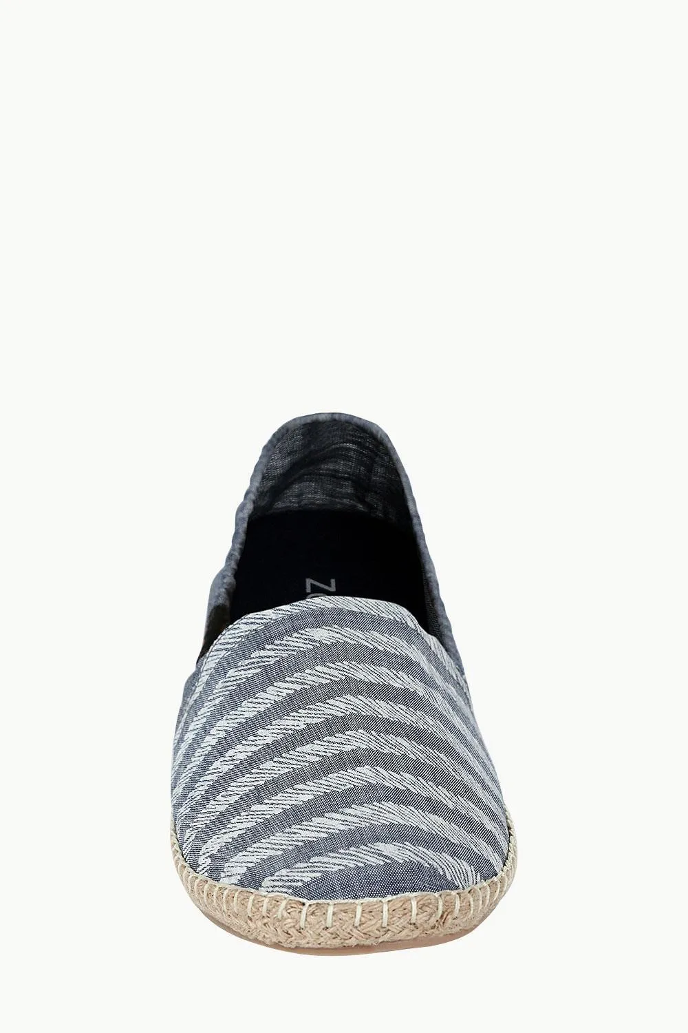 Denim Blue Striped Espadrilles