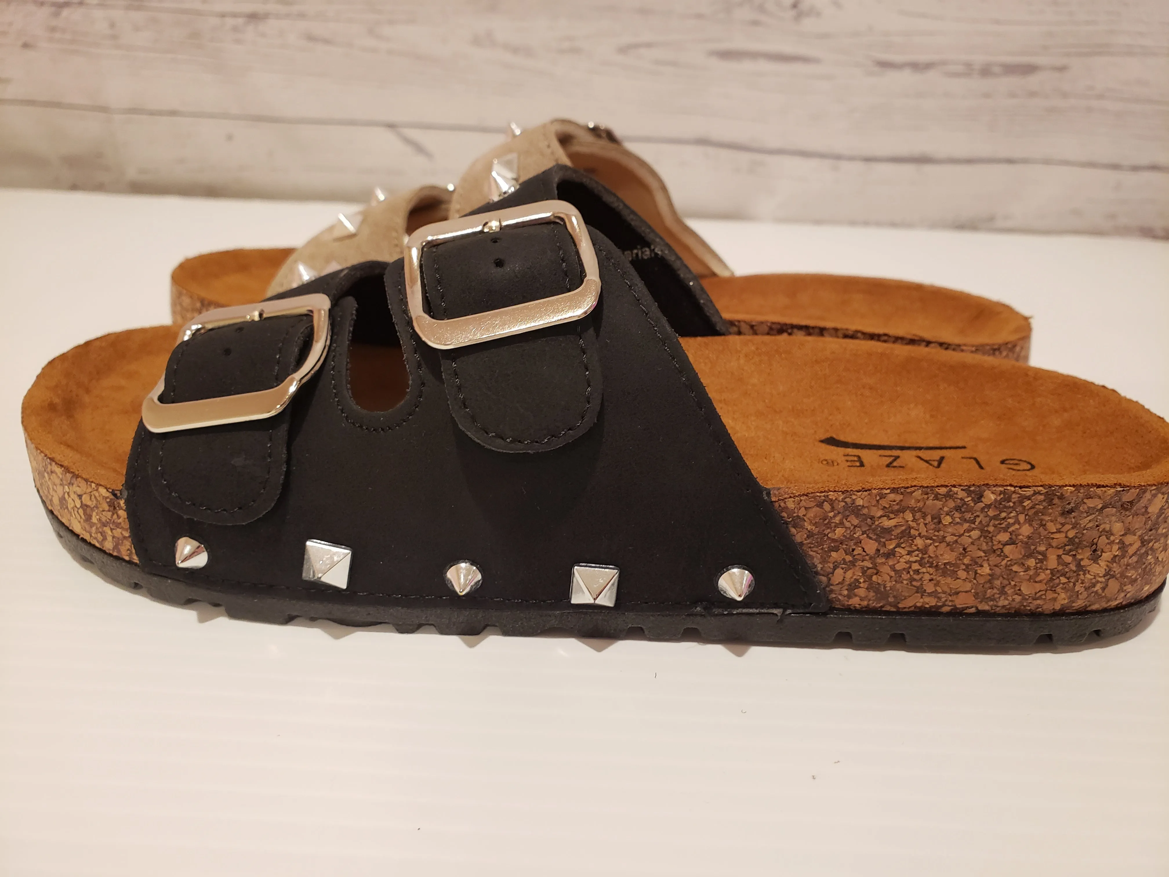 Edgy & Comfy Studded Strap Birkies! (2 Colors)