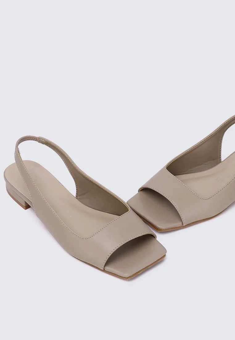 Eliz Comfy Sandals Almond