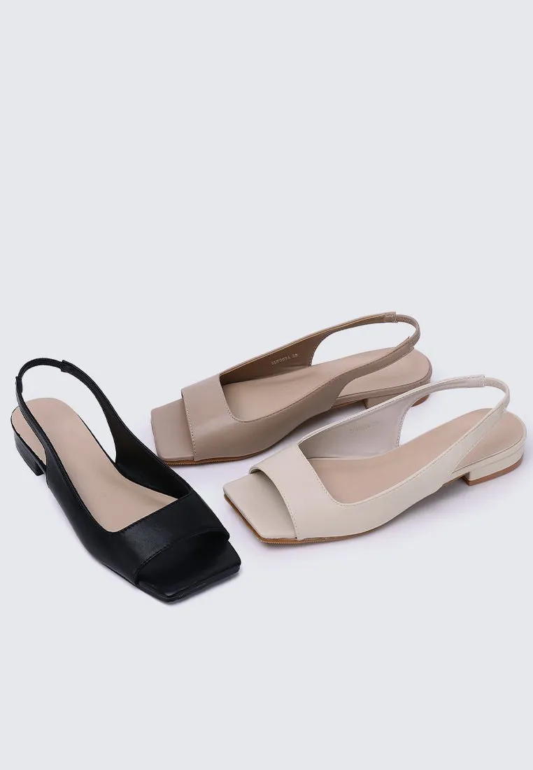 Eliz Comfy Sandals Almond