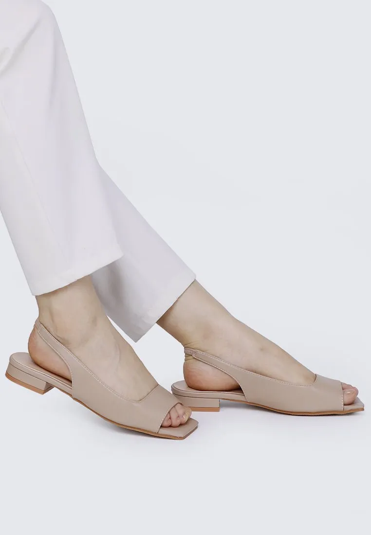 Eliz Comfy Sandals Almond