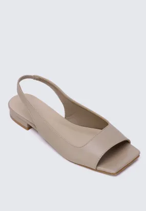 Eliz Comfy Sandals Almond