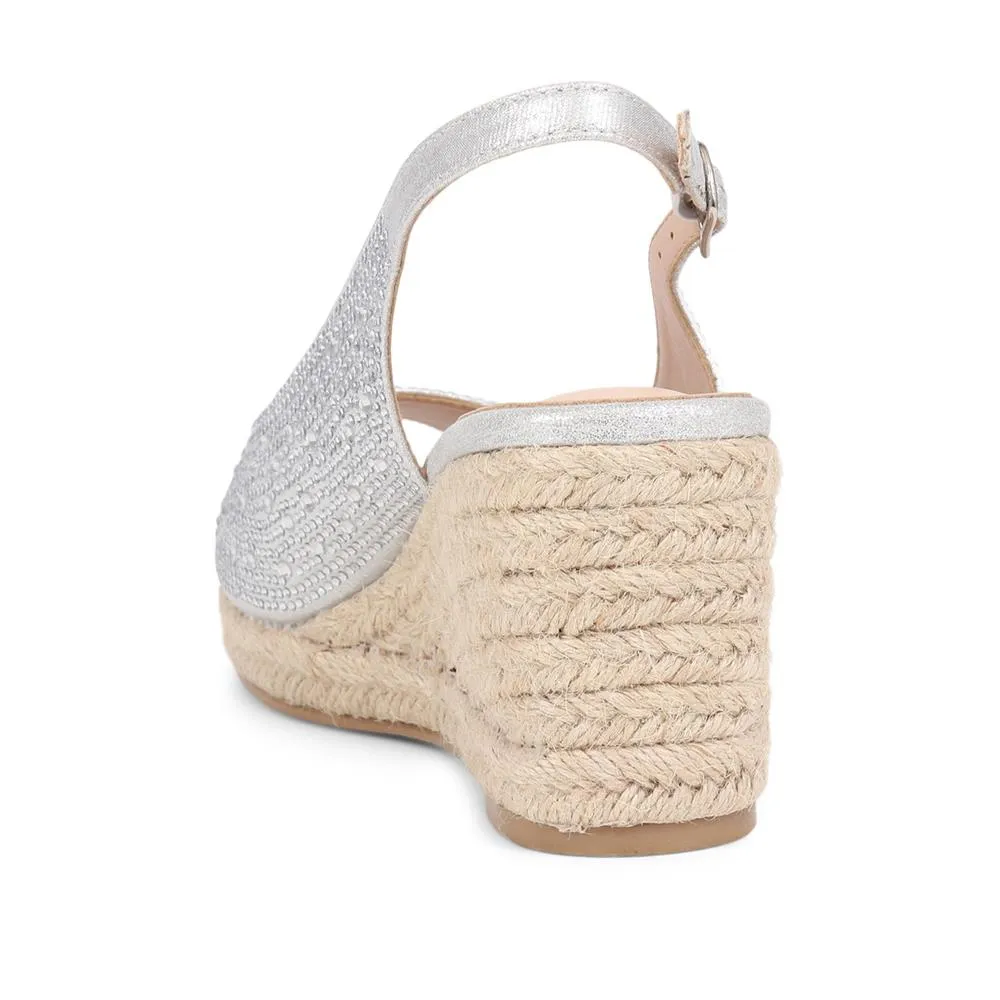 Embellished Espadrille Sandals  - HUANG39007 / 324 903