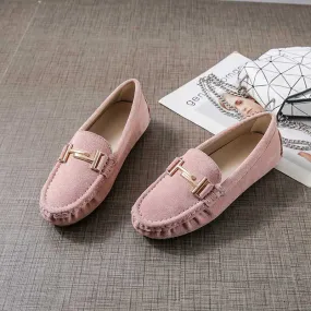 Genuine Leather Fashion Soft Scoop Women's Loafer