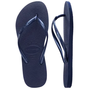 HAVAIANAS Slim Flip Flops - Navy Blue