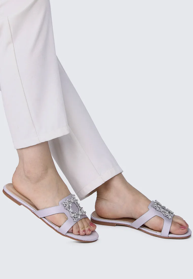 Jenny Comfy Sandals In SIlver