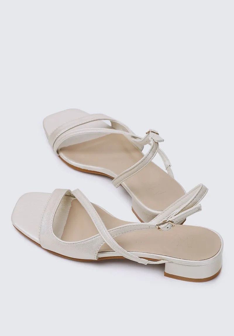 Kathy Comfy Sandals In Pearl