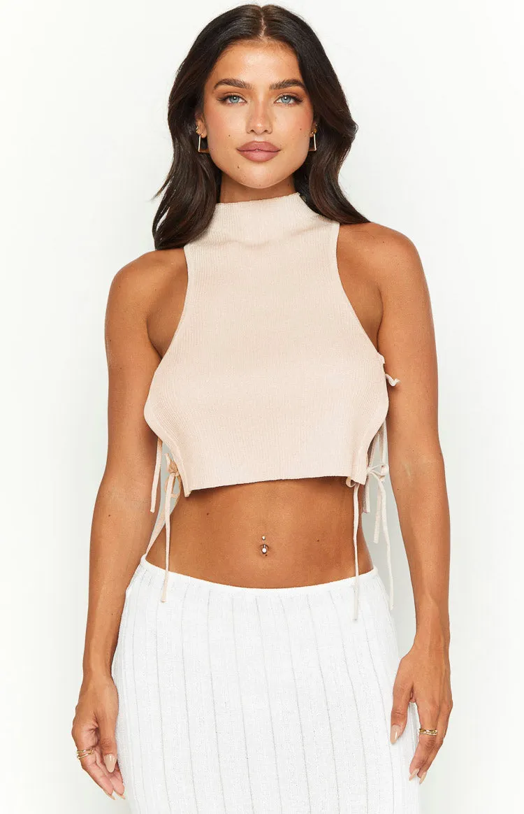 Melanie Light Pink Crop Top