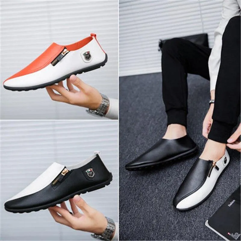 Men's Soft Leather Slip On Loafers