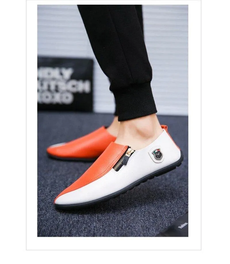 Men's Soft Leather Slip On Loafers