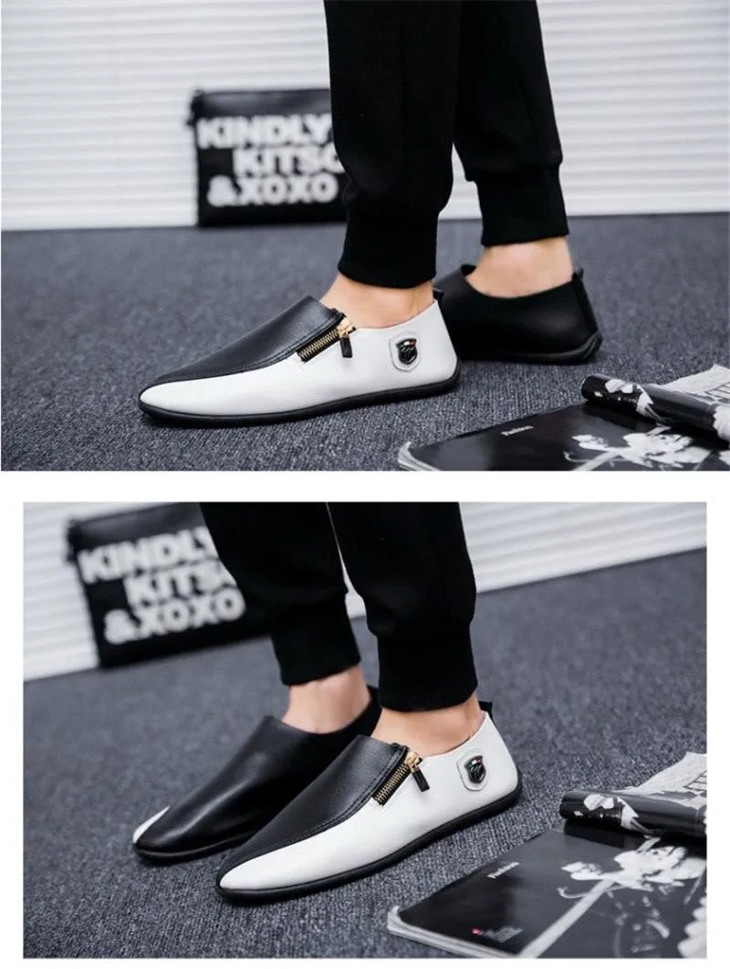 Men's Soft Leather Slip On Loafers