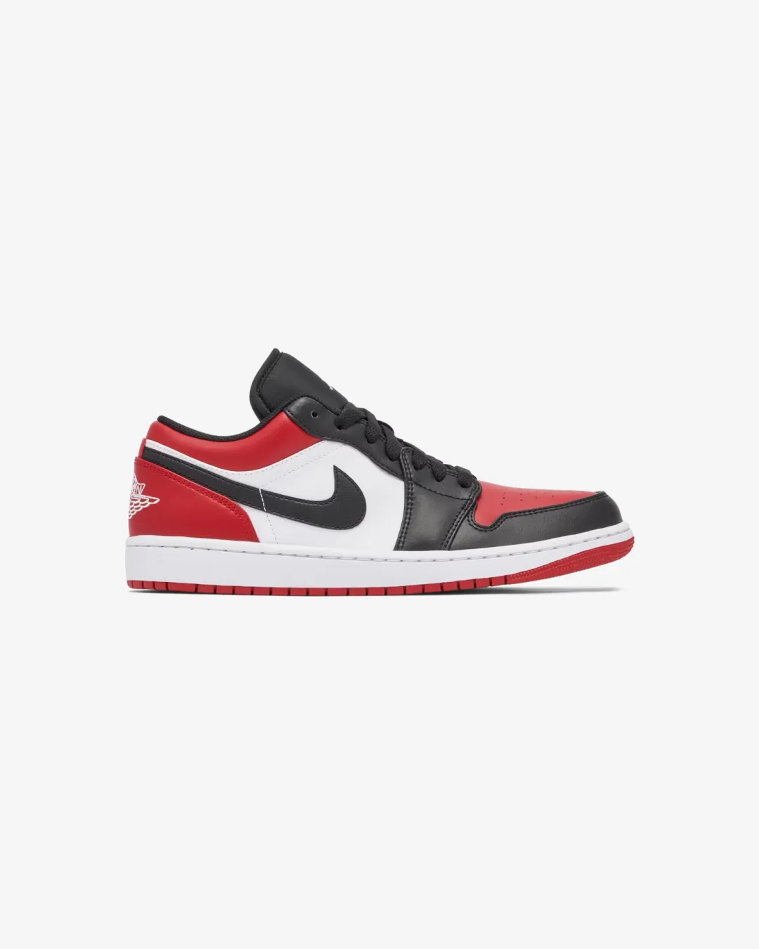 Nike Jordan 1 Low Bred Toe Sneakers