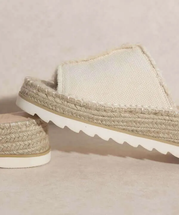 OASIS SOCIETY Adelyn - Beige Linen Espadrilles