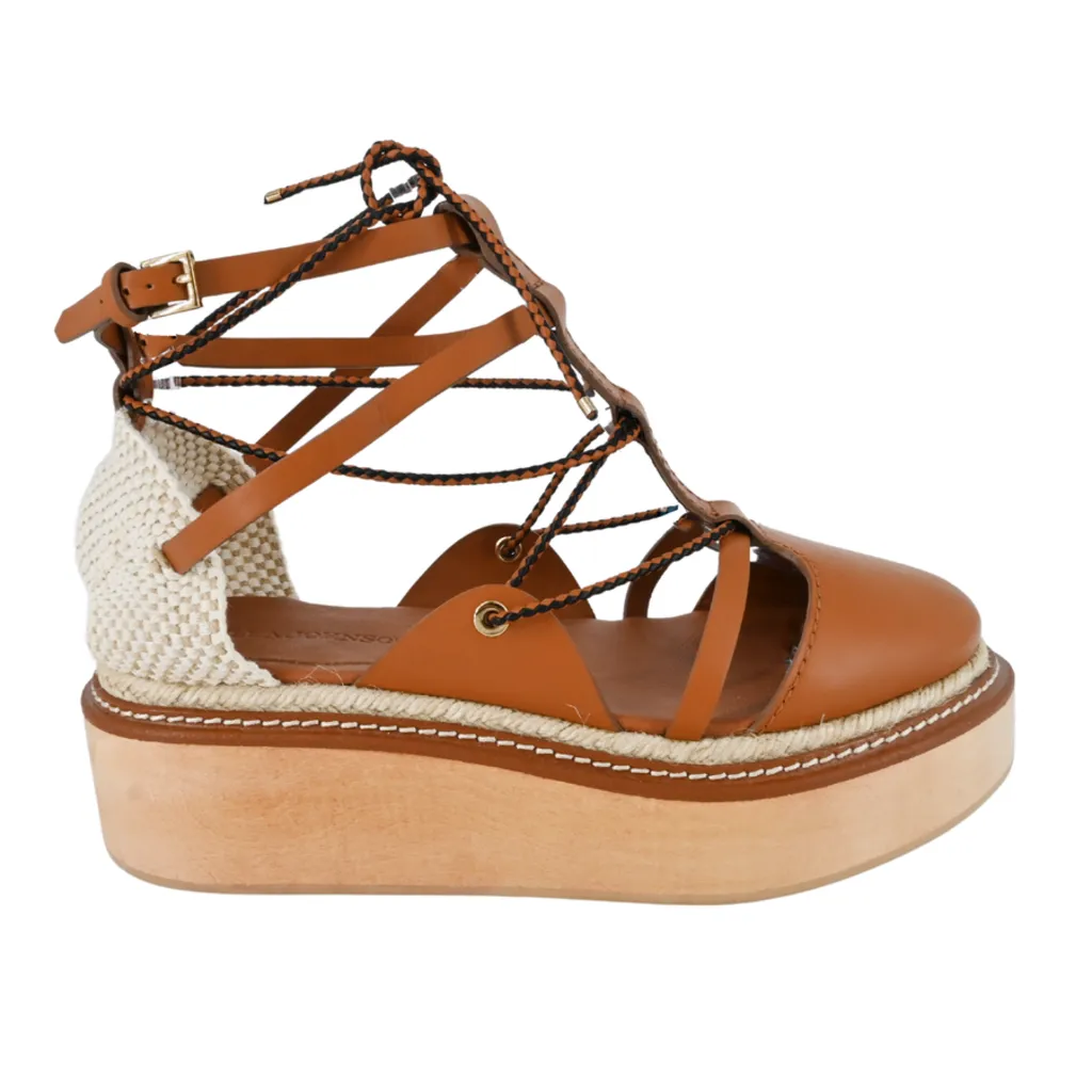 Salinas Wooden Platform Espadrilles