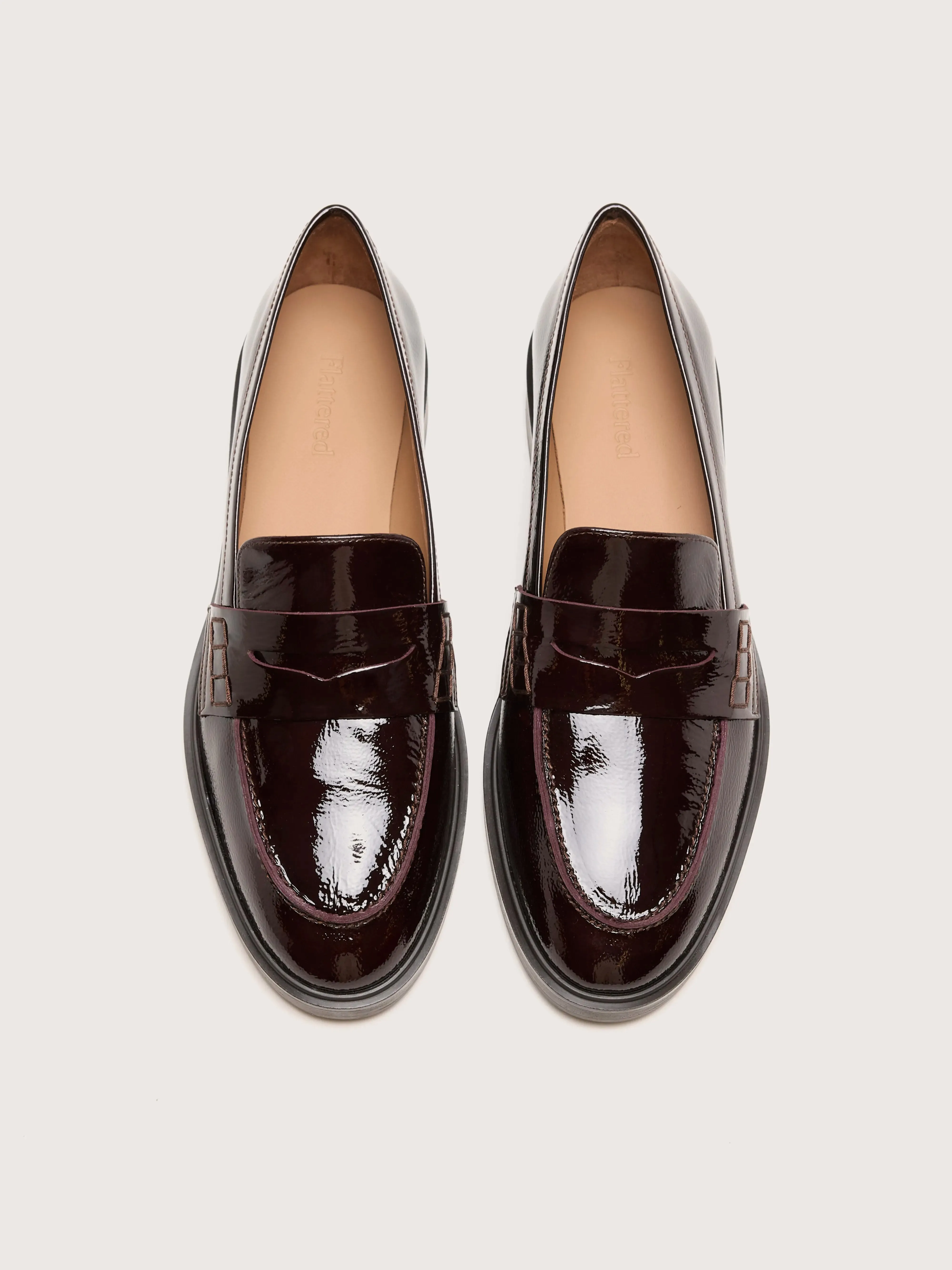 Sara Loafers  (242 / W / BURGUNDY)