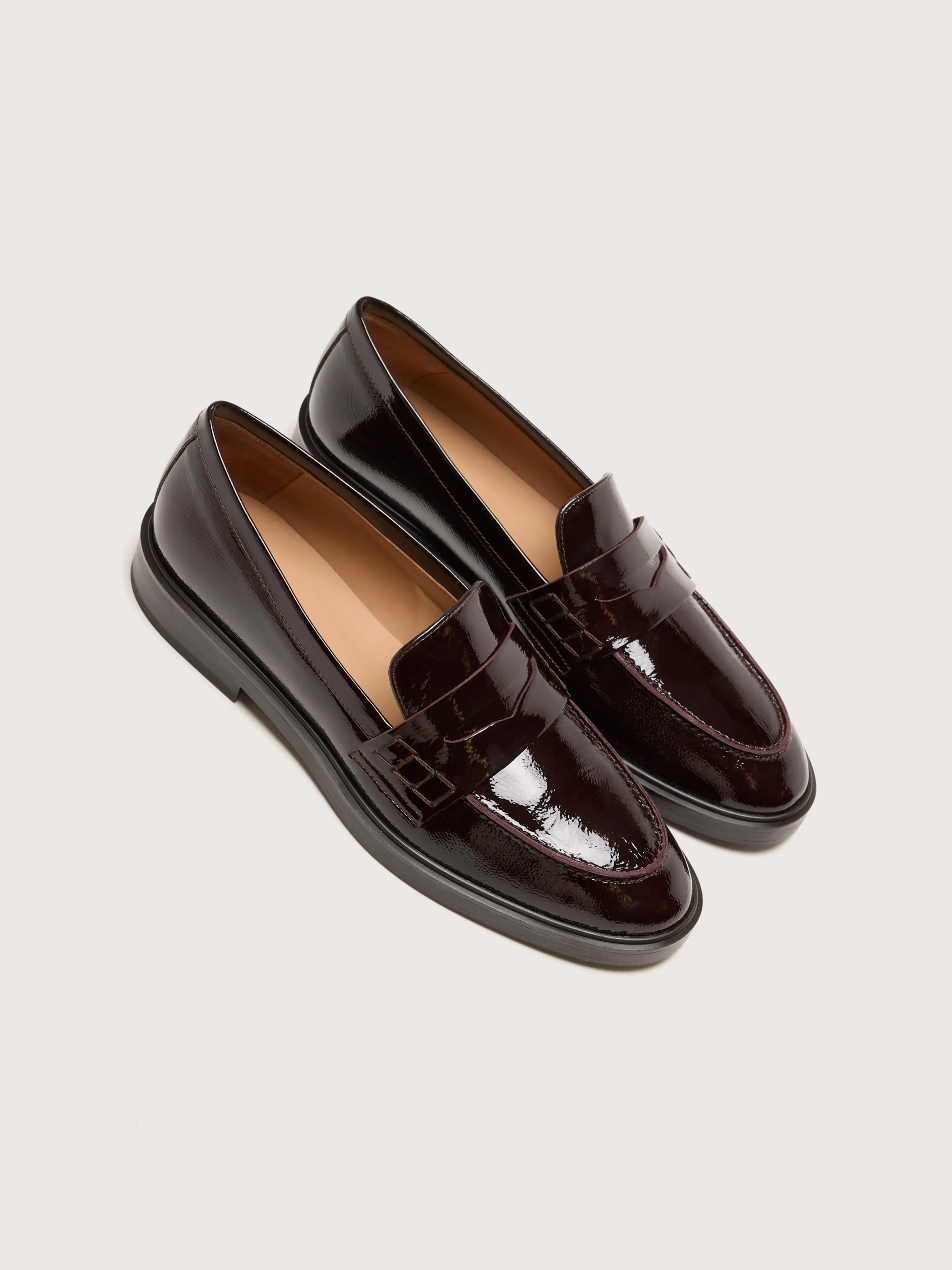 Sara Loafers  (242 / W / BURGUNDY)