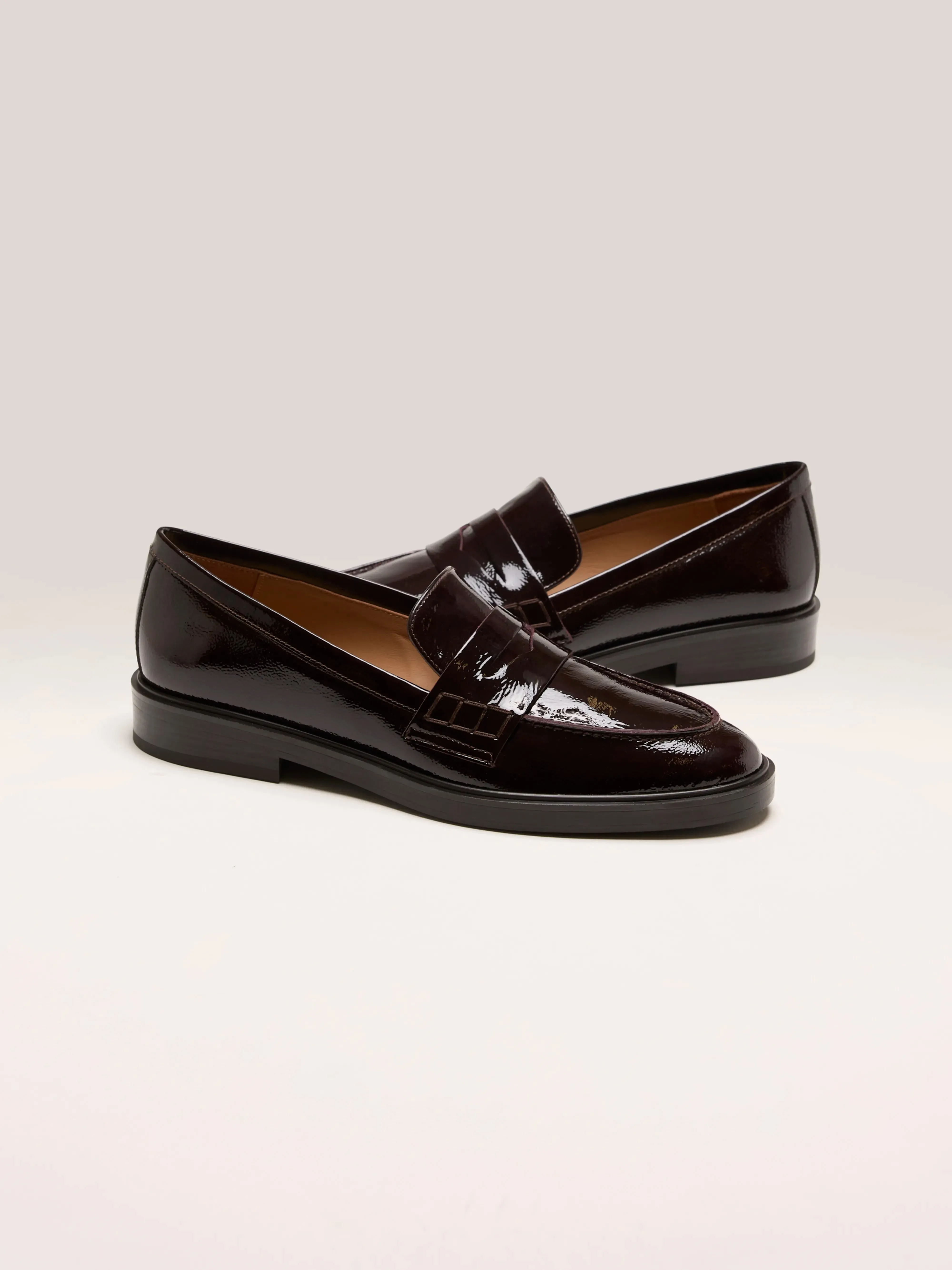 Sara Loafers  (242 / W / BURGUNDY)