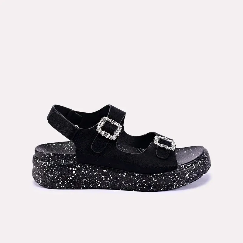 Skye Black Comfy Sandals 0421312