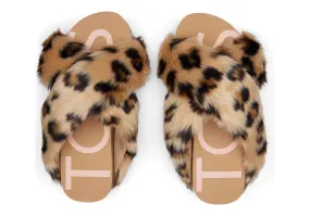 TOMS Leopard Slippers