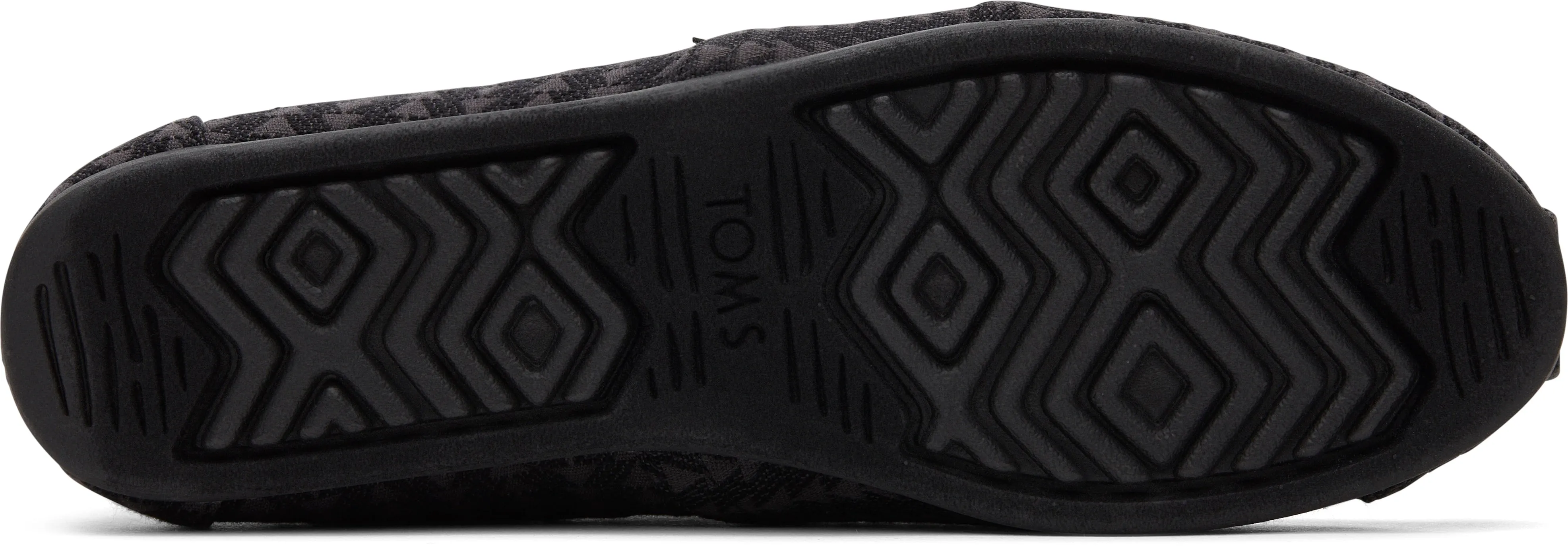 Toms Women Alpargata Black Triangle Woven