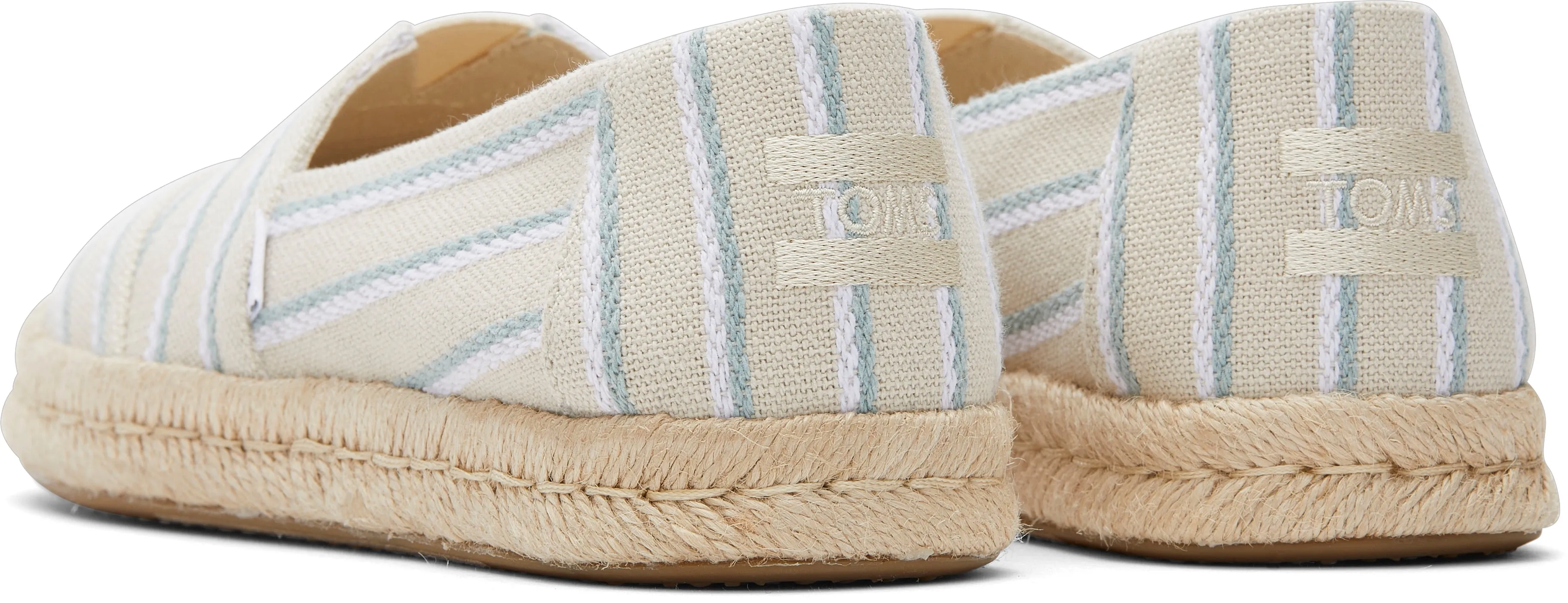 Toms Women Alpargata Rope 2.0 Fog Woven Stripe