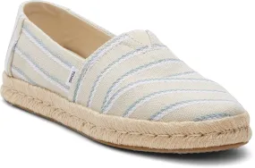 Toms Women Alpargata Rope 2.0 Fog Woven Stripe