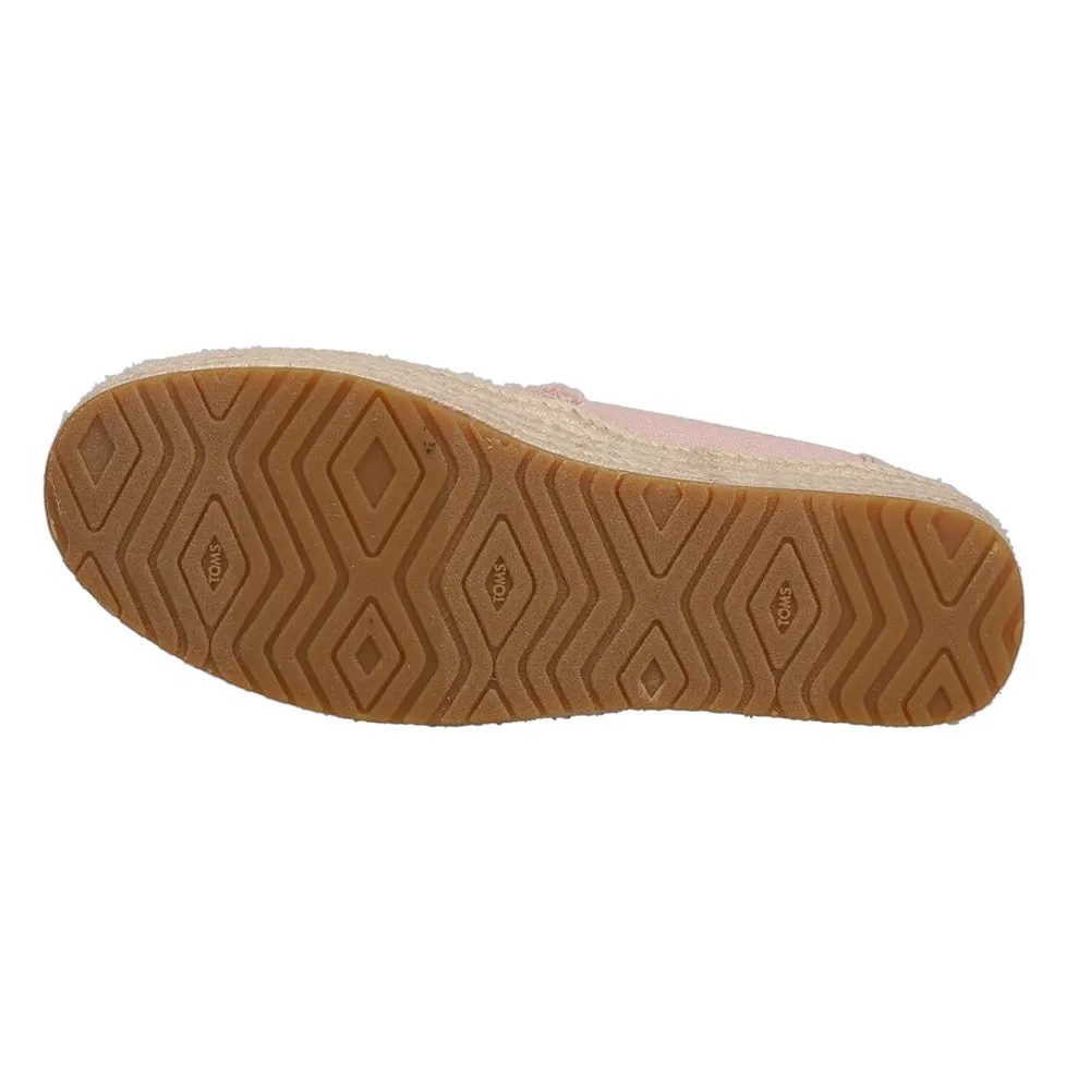 Valencia Slip On Platform Espadrille Flats