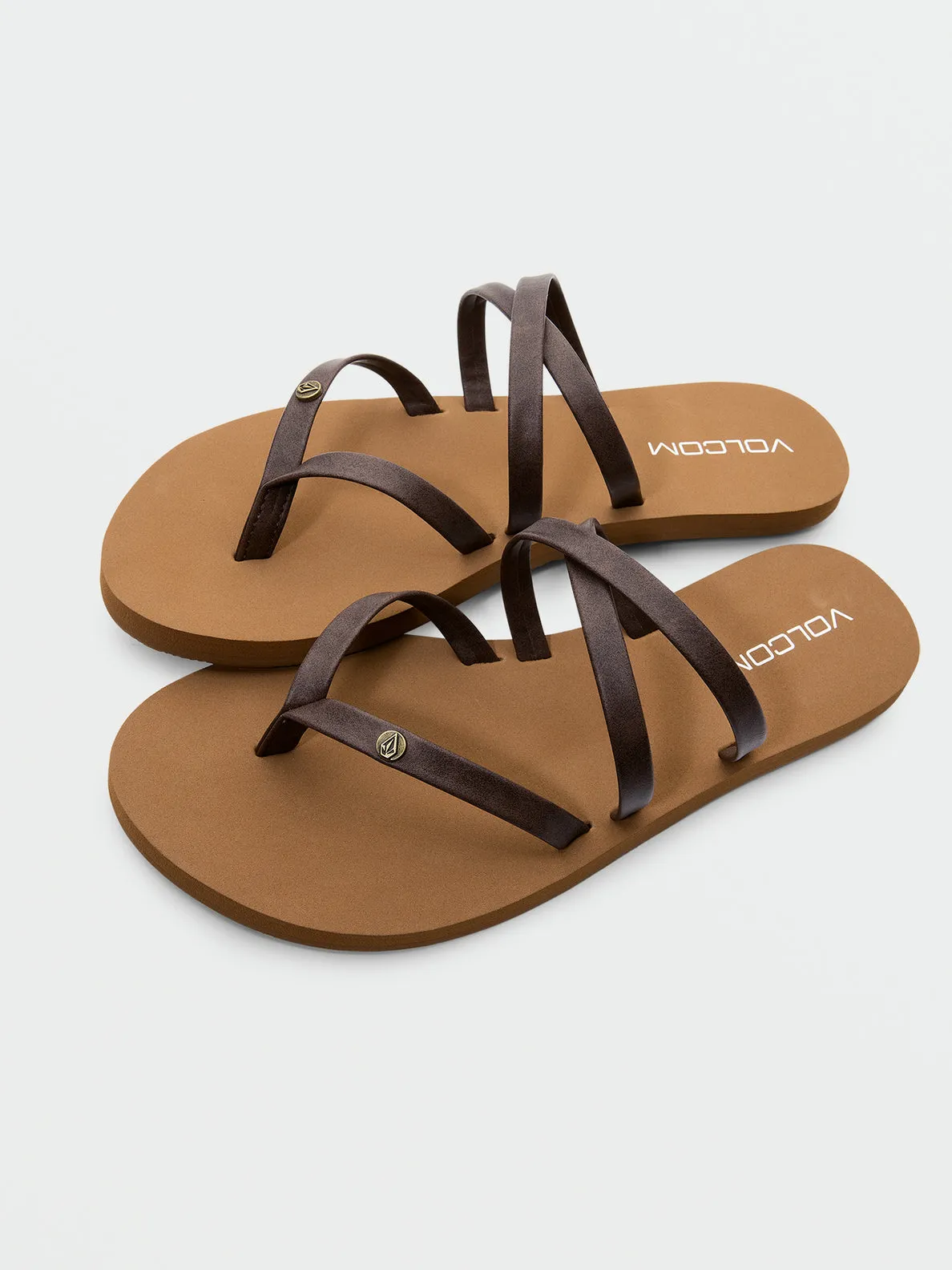 VOLCOM EASY BREEZY II WOMENS SANDAL - BROWN