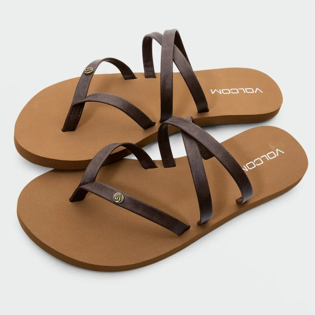 Volcom "Easy Breezy II" Women's Sandals - Brown