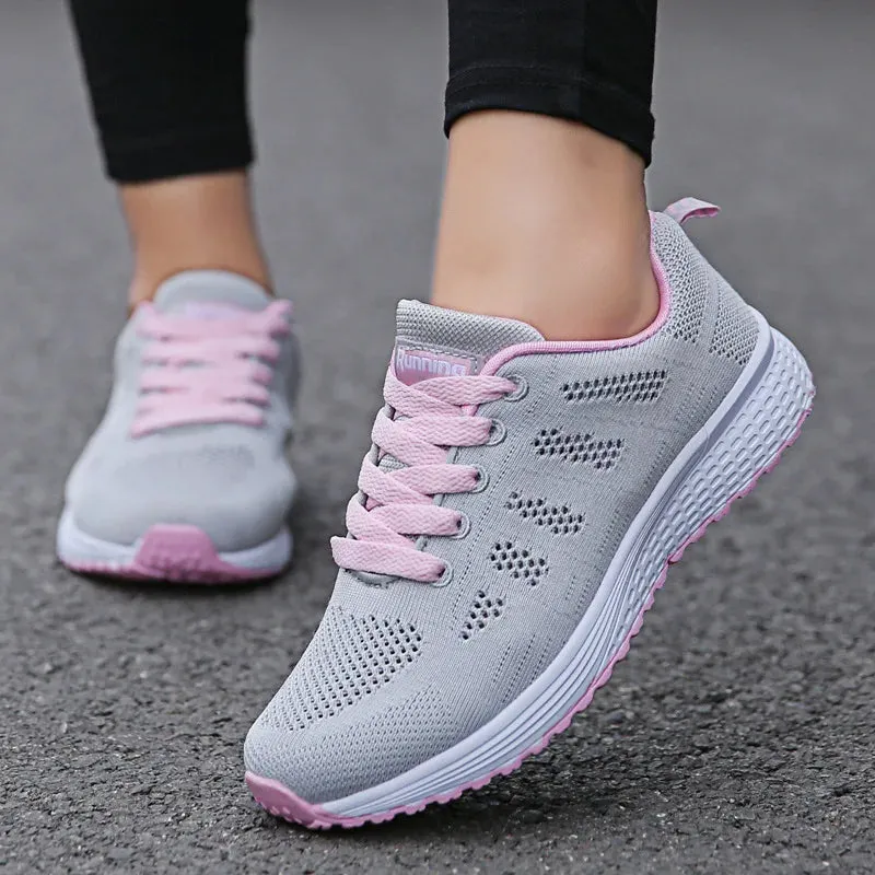 Women's Fashion Breathable Mesh Walking Shoes