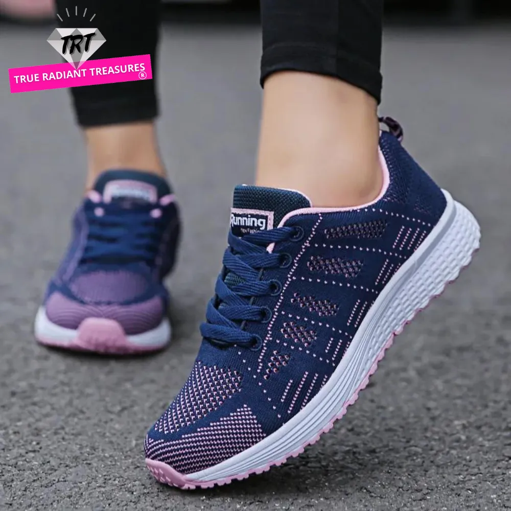 Women's Fashion Breathable Mesh Walking Shoes